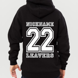 Leavers hoodie: Nickname above College Year (thumbnail)