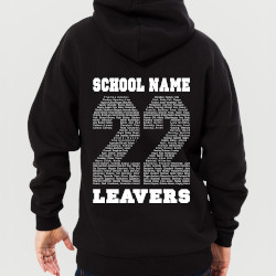 Leavers hoodie: Institution above Names in Year (thumbnail)