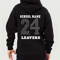 Leavers hoodie: Institution above Names in Year (thumbnail)